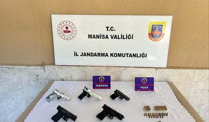 Alaşehir’de ruhsatsız tabanca operasyonu