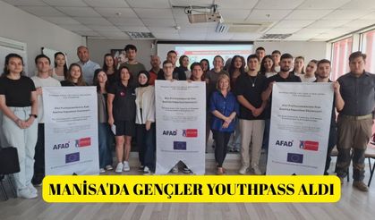 Manisa'da gençler Youthpass aldı