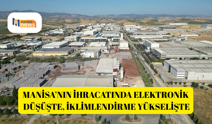 Manisa’nın ihracatında elektronik düşüşte, iklimlendirme yükselişte