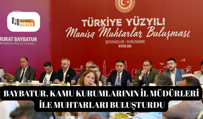Baybatur, kamu kurumlarının il müdürleri ile muhtarları buluşturdu