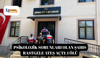 Psikolojik sorunları olan şahıs rastgele ateş açtı: 1 ölü