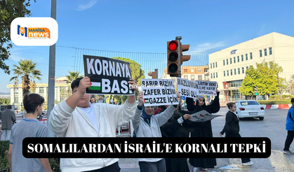 Somalılardan İsrail'e kornalı tepki