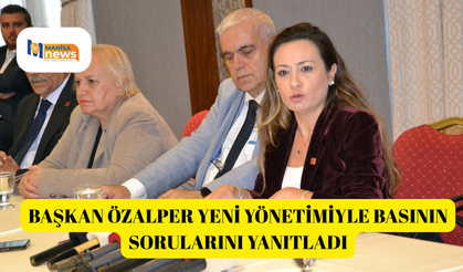 Başkan Özalper yeni yönetimiyle basının sorularını yanıtladı