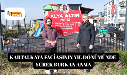 Kartalkaya faciasının yıl dönümünde yürek burkan anma