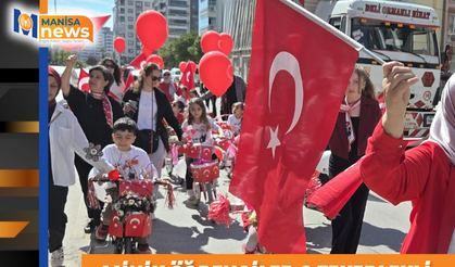 Minik öğrenciler 3 tekerlekli bisikletleriyle kaymakamlığı ziyaret etti
