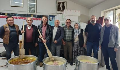 Fundacık köy hayrına yoğun katılım