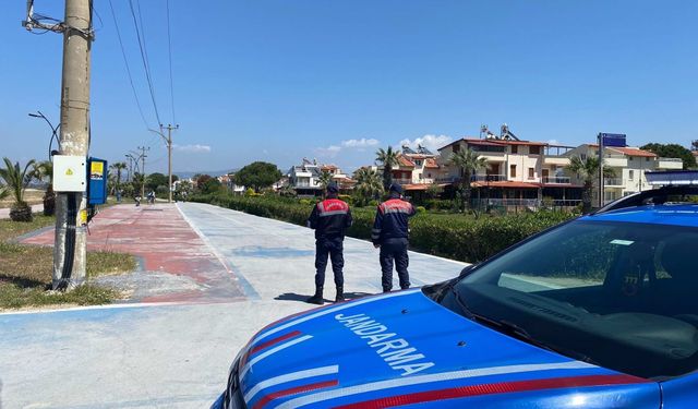 Jandarmadan bisiklet yolu denetimi