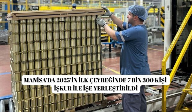 Manisa’da 2025’in ilk çeyreğinde 7 bin 300 kişi İŞKUR ile işe yerleştirildi