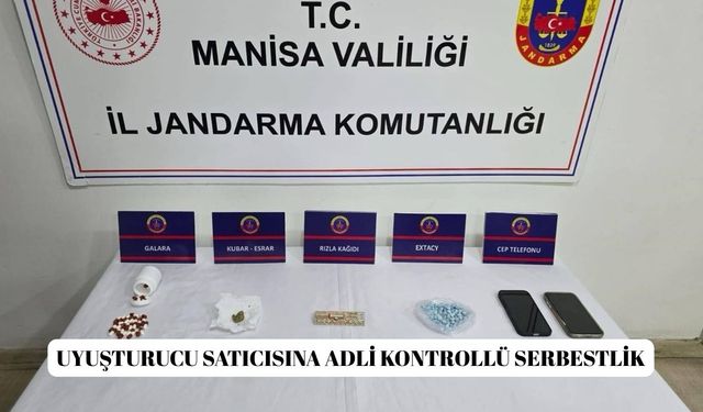 Uyuşturucu satıcısına adli kontrollü serbestlik