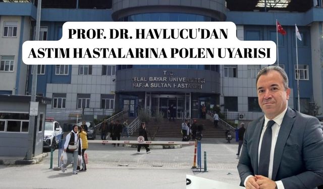 Prof. Dr. Havlucu'dan astım hastalarına polen uyarısı