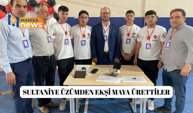 Sultaniye üzümden ekşi maya ürettiler