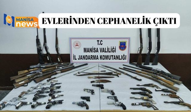 Evlerinden cephanelik çıktı