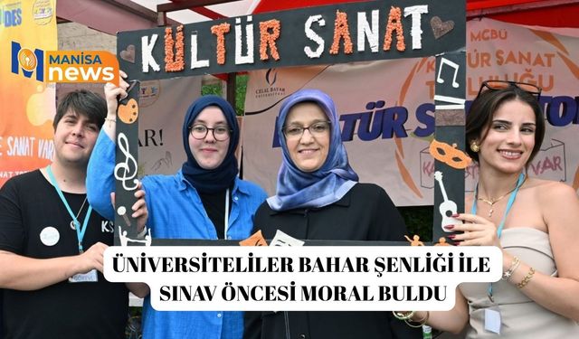 Üniversiteliler Bahar Şenliği ile sınav öncesi moral buldu