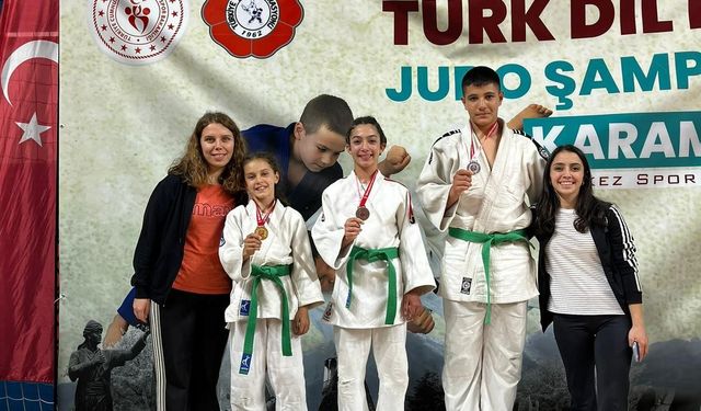 Salihlili judocular, Erel ve Kılkış Karaman’da şampiyon oldu