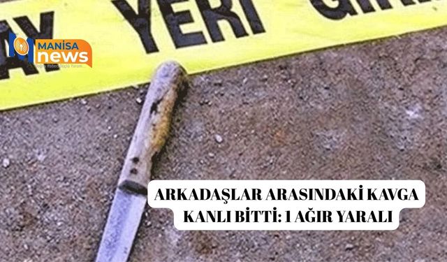 Arkadaşlar arasındaki kavga kanlı bitti: 1 ağır yaralı