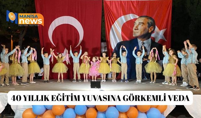 40 yıllık eğitim yuvasına görkemli veda