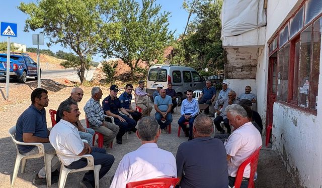 Gördes’te orman yangınlarına karşı bilgilendirme toplantısı