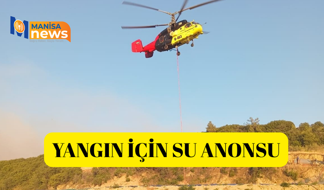 Yangın için su anonsu