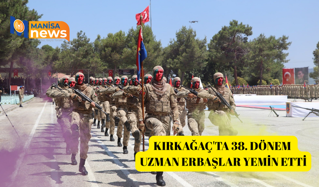 Kırkağaç'ta 38. dönem uzman erbaşlar yemin etti