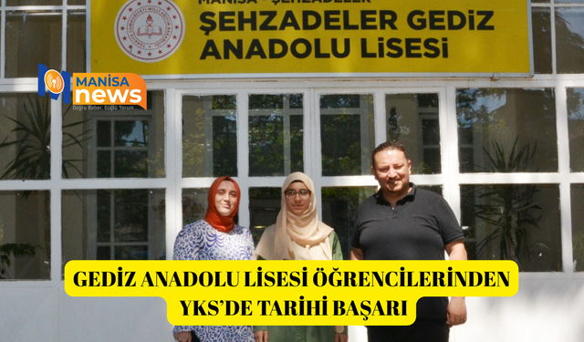 Gediz Anadolu Lisesi öğrencilerinden YKS’de tarihi başarı
