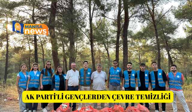 AK Parti'li gençlerden çevre temizliği
