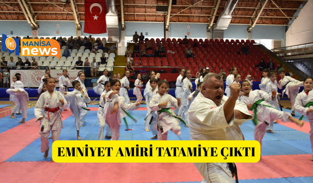 Emniyet amiri tatamiye çıktı