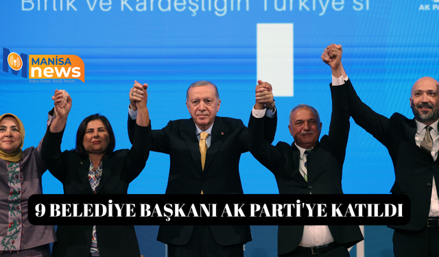 9 belediye başkanı AK Parti'ye katıldı
