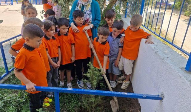 Dört Eylül İlkokulu’nda eğitim yılı Yeşil Vatan temasıyla açıldı