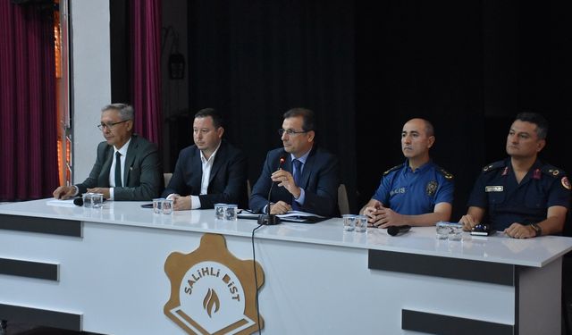 Salihli’de yeni eğitim öğretim yılı trafik tedbirleri masaya yatırıldı