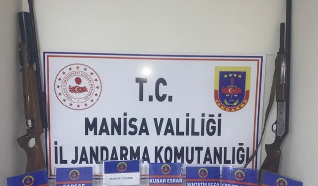 Salihli’de zehir tacirine operasyon