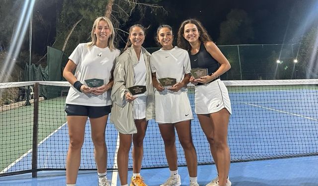 Salihli’de tenisin sultanları, ‘Güz Kupası’nda ter döktü