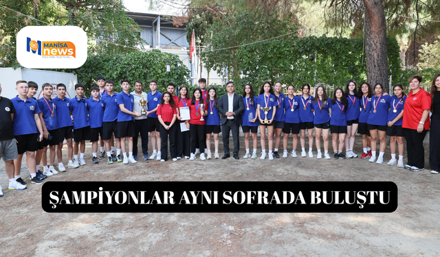 Şampiyonlar aynı sofrada buluştu