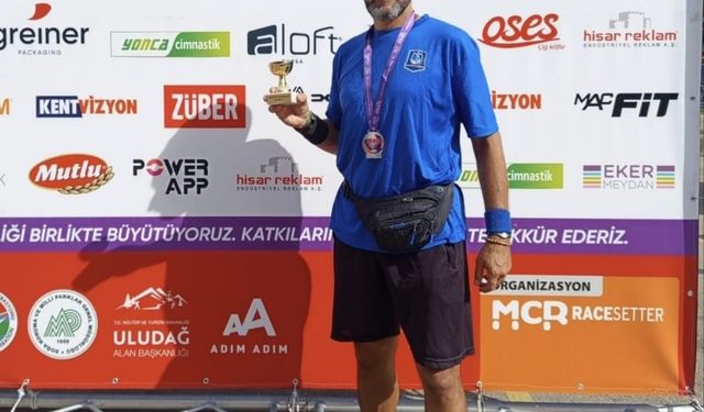 Yunusemreli maratoncudan Uludağ'da gümüş madalya
