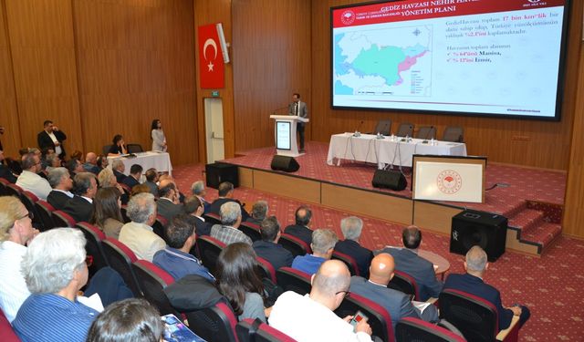 'Gediz Havza Su Kurulu' toplantısında su yönetimi ve kuraklık masaya yatırıldı