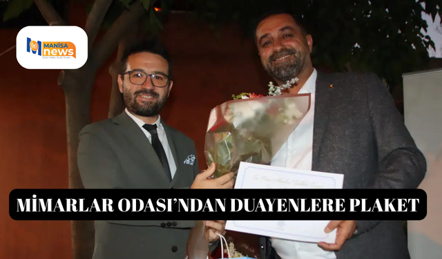 Mimarlar Odası’ndan duayenlere plaket