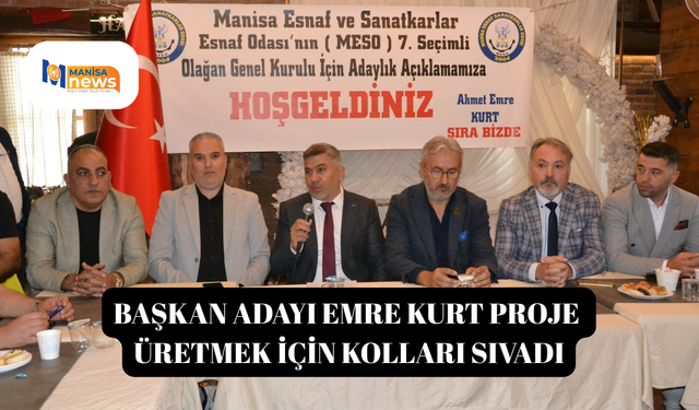 Başkan adayı Emre Kurt proje üretmek için kolları sıvadı