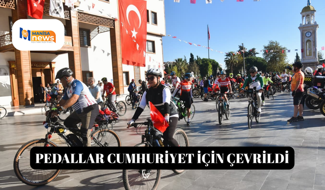 Pedallar cumhuriyet için çevrildi