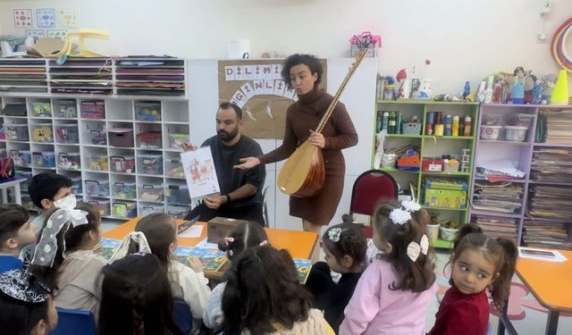 Minik yürekler dilin ve kültürün izinde