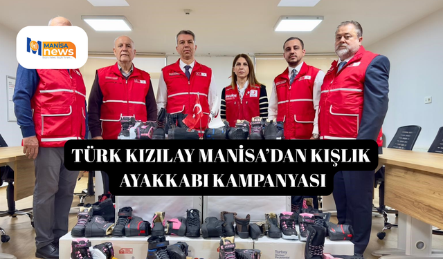 Türk Kızılay Manisa’dan kışlık ayakkabı kampanyası
