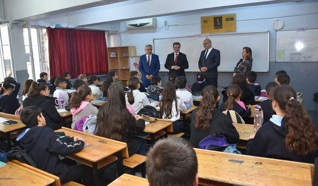 Kaymakam Güldoğan'dan okullarda yerinde inceleme