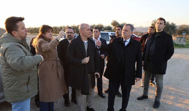 Başkan Balaban, Muradiye'de süren altyapı çalışmalarını inceledi