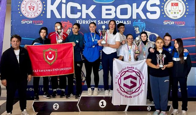 Üniversitelerarası Kick Boks Türkiye Şampiyonası’nda MCBÜ’den büyük başarı