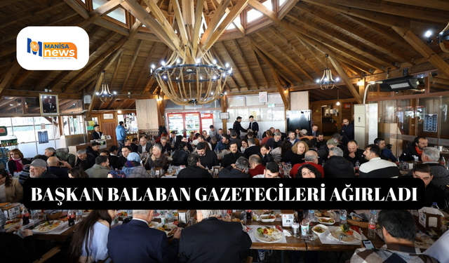 Başkan Balaban gazetecileri ağırladı