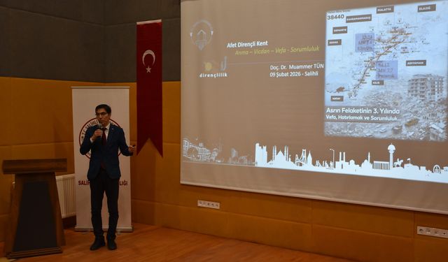 Salihli’de ‘Dirençli Kentler’ konferansı