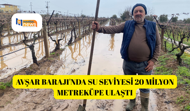 Avşar Barajı'nda su seviyesi 20 milyon metreküpe ulaştı