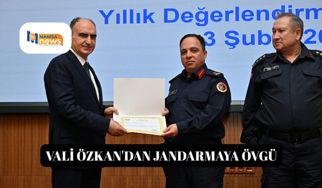 Vali Özkan'dan jandarmaya övgü