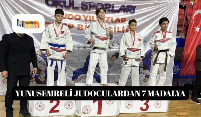 Yunusemreli judoculardan 7 madalya