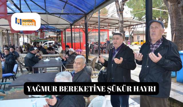 Yağmur bereketine şükür hayrı