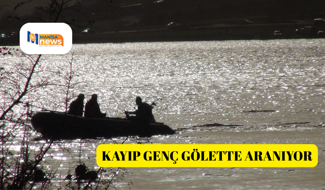 Kayıp genç gölette aranıyor