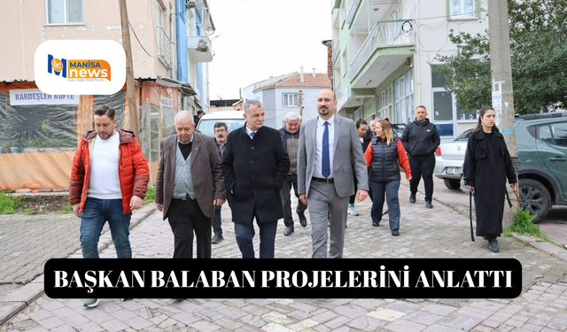 Başkan Balaban projelerini anlattı